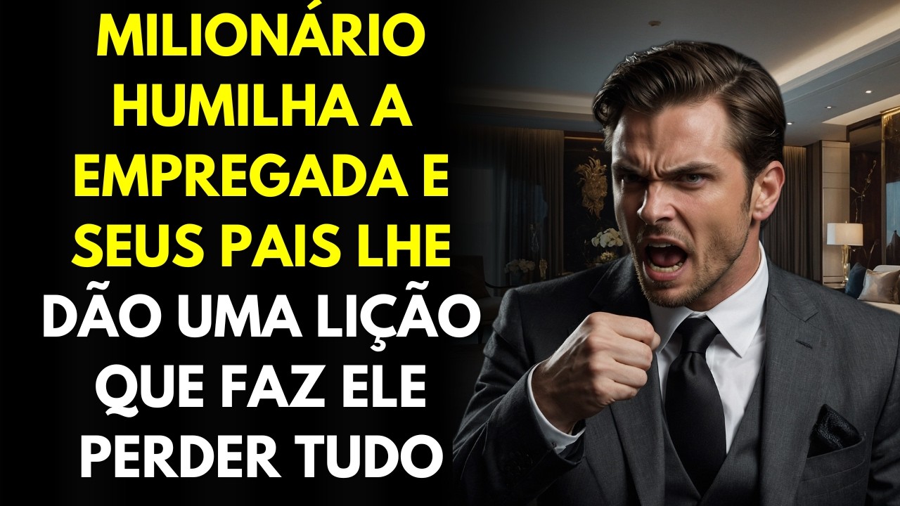 Milionário Humilha a Empregada e Seus Pais Lhe Dão Uma Lição Que Faz Ele Perder Tudo