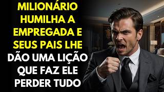 Milionário Humilha a Empregada e Seus Pais Lhe Dão Uma Lição Que Faz Ele Perder Tudo