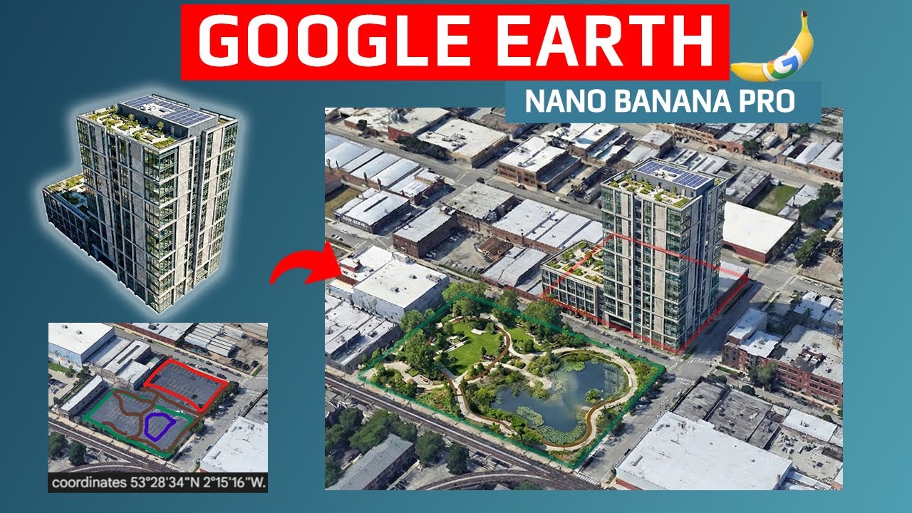 10 INSANE ways to Use Nano Banana Pro with GOOGLE EARTH: (Full Guide) Real World Locations