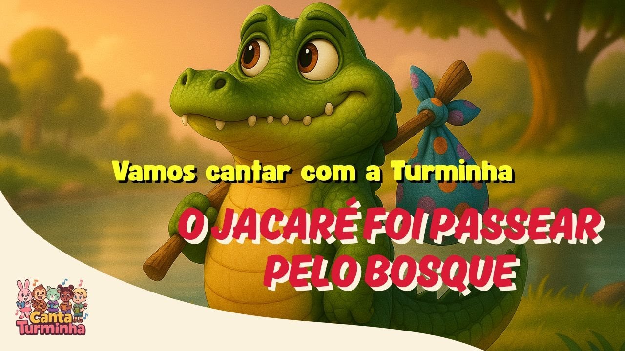 O Jacaré foi passear pelo bosque