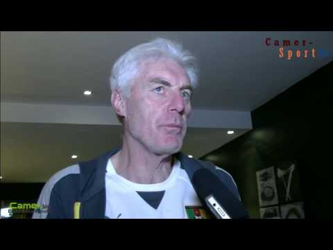 Hugo Broos le coach belge des lions indomptables au micro de camer.be