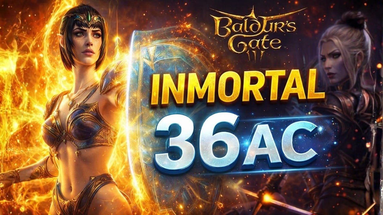 Shadowheart INMORTAL | La Mejor Build Tanque de Baldur’s Gate 3 36 CA + Resistencias