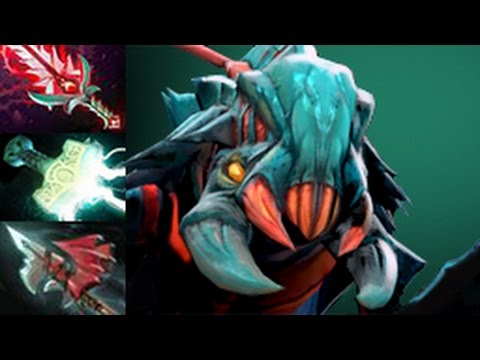 Dota 2 Weaver with Hurricane Pike 38 kills