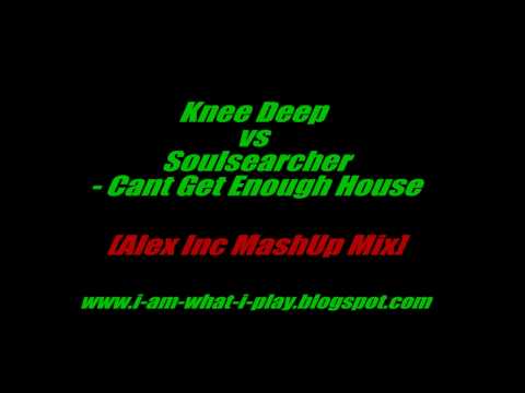 KNEE DEEP vs SOULSEARCHER - Cant Get Enough House  (Alex Inc MashUp Mix).mpg