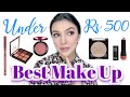 BEST MAKEUP Under Rs 500 - |Blush - Contour - Lipstick - Highlighters - Eyeshadow Palettes & more|