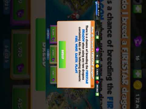 How to breed firestar dragon in dragon mania legends and the best combination to breed firestar drag