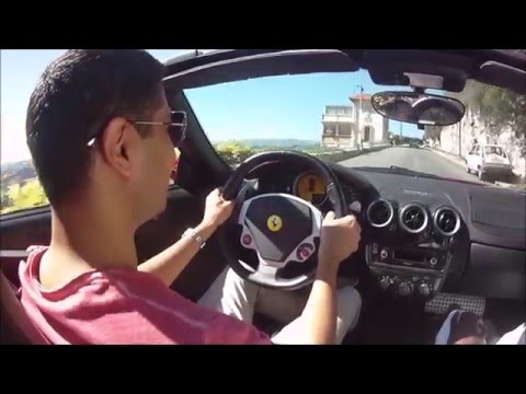 Ferrari F430 Spider in Côte d'Azur French Riviera