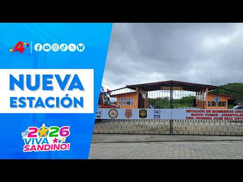 🚒 Nueva estación de Bomberos Unidos en Chontales: Mayor seguridad para las familias