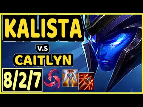JAVAAA (KALISTA) vs CAITLYN - 8/2/7 KDA BOTTOM ADC GAMEPLAY - EUW Ranked GRANDMASTER