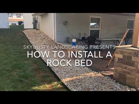 How To Install a Rock Bed