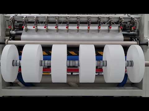 SRC Systems 812LS Wide Version Slitter | Acceleration to High Speed Test on 3 Inch Cores