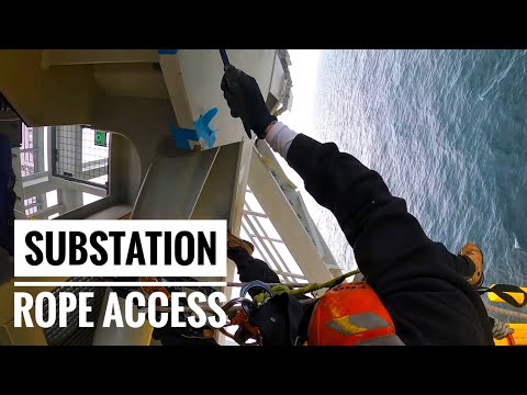 Offshore Rope Access Substation Repair Works HD