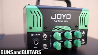 Video thumbnail for JOYO's BanTamP Badass for BASS is KILLER! (if you don't think so, YOU'RE USING IT WRONG) tube hybrid by Guns and Guitars