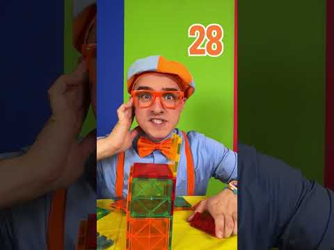 Building the BIGGEST Rainbow Tower in 45 Seconds! 🌈🧱 | #shorts #rainbowtower #kidscrafts #build