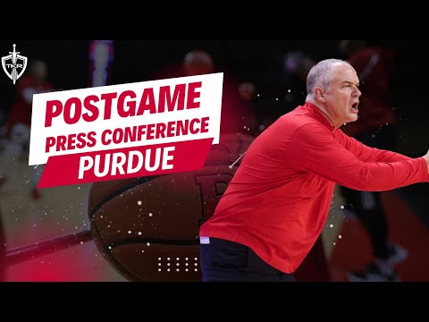 Steve Pikiell talks Purdue postgame - Rutgers Scarlet Knights Basketball