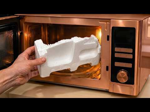 Don't Throw Away Styrofoam! Heat It in the Microwave and Watch What Happens...