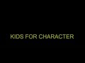 Kids For Character Custom Funding Credits 1996 VHS Program 2010 Version