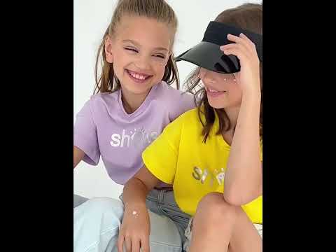Миниатюра изображения товара Топ детский Amarobaby Shine / AB-OD23-SH2701/33-146 (молочный, р.146)