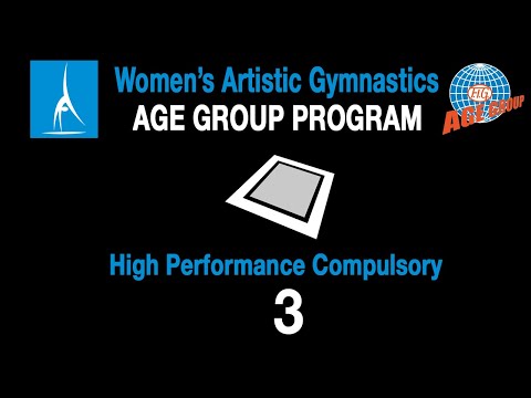 Women's Artistic Gymnastics Age Group Program - Floor - High Performance Compulsory 3