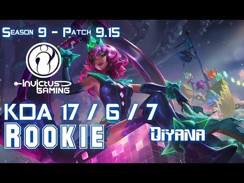 IG Rookie QIYANA vs RUMBLE Mid - Patch 9.15 KR Ranked