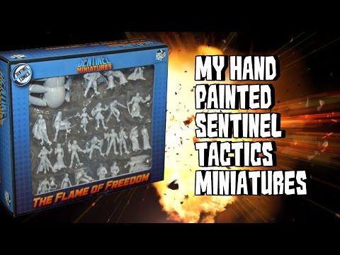 Hand Painted SENTINEL TACTICS Boardgame Miniatures