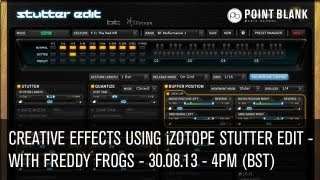 Video thumbnail for iZotope Stutter Edit: Creative Effects with Freddy Frogs by pointblank Music School