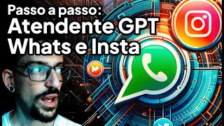 Tutorial 2024 ChatGPT no WhatsApp e Instagram com ManyChat - Atendimento com inteligência artificial