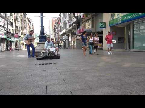 Me and my machine in Santander feat. Bluesharp Jose