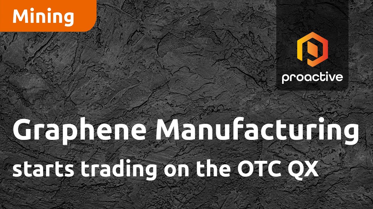 Graphene Manufacturing Group starts trading on OTC QX