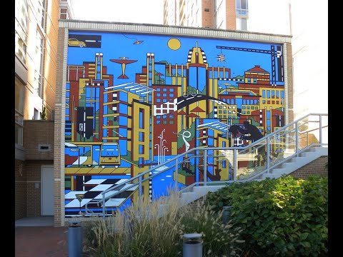 "Midtown Community Mural" with Jeffrey C. McKay Chairman, Fairfax County Board of Supervisors, 2021