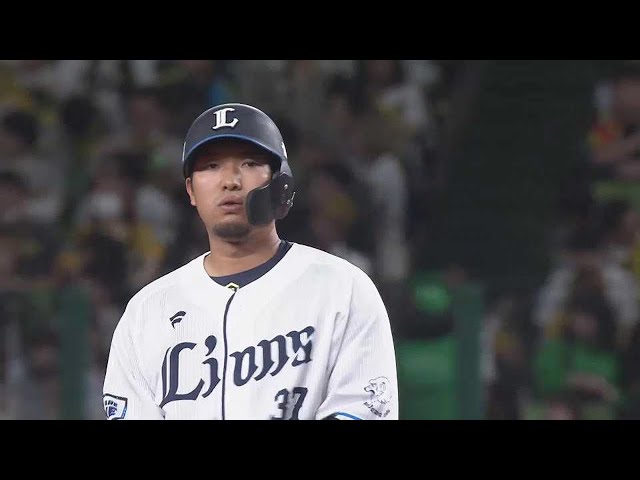 【2回裏】ライオンズ・柘植世那 左中間を割るタイムリー2ベースヒットを放ち逆転!! 2023年6月1日 埼玉西武ライオンズ 対 阪神タイガース