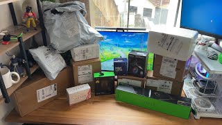 Mega unboxing Minhas Compras para Upgrade do Setup Gamer