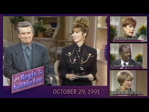 Live with Regis & Kathie Lee   Full Show October 29, 1991