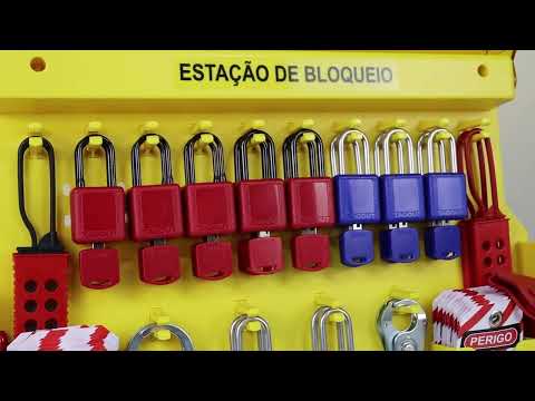 Estação de Bloqueio TAGOUT® LOTO KIT MISTO