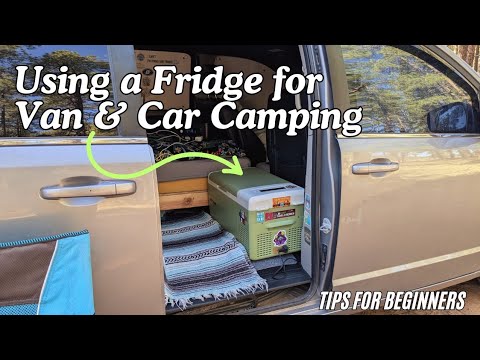 Wie ich einen Kühlschrank in meinem umgebauten Minivan-Wohnmobil betreibe | Van-Life-Tipps für An...