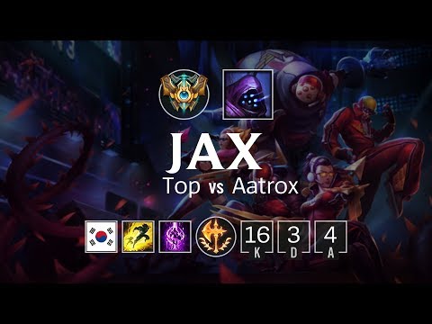 Jax Top vs Aatrox - KR Challenger Patch 8.11
