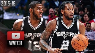 LaMarcus Aldridge - Kawhi Leonard - San Antonio Spurs