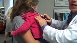 preview picture of video 'Cincinnati Chiropractor-adjustment with an activator on 2 year old'