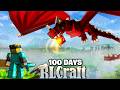 I Survived 100 Days In RLCraft In Minecraft