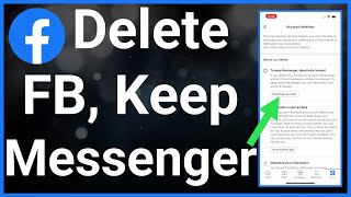 How To Delete Facebook Account But Keep Messenger
