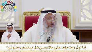 364 - إذا نزل روث طير على ملابسي هل ينتقض وضوئي؟ - عثمان الخميس