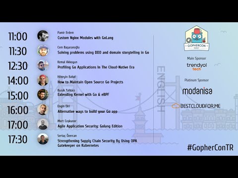 GopherCon Turkey 2021 - English Track