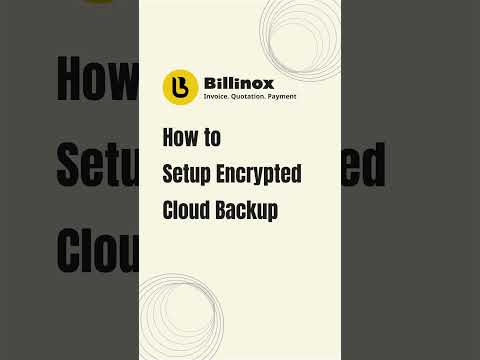 Set up Encrypted Cloud Backups