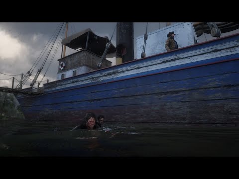 Arthur, John, Javier, and Sean clear Thieves' Landing Del Lobo hideout - Red Dead Redemption 2