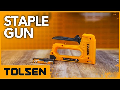 Степлер под скобу 6 10 мм х 0.7 мм, ударопрочный пластиковый корпусTOLSEN 43019 - фото 1 - id-p2897739825