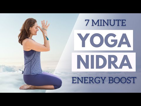 7 Minute Yoga Nidra | Energy Booster Guided Meditation