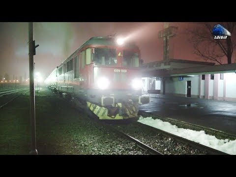 Trenurile Serii în Oradea Est Triaj/Evening Trains in Oradea Est Shunting Yard 29 & 30 January 2019