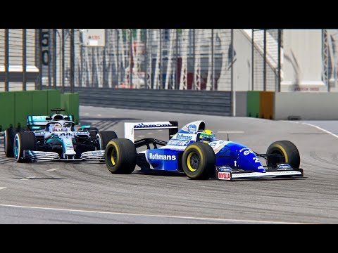 Mercedes F1 2019 vs Williams F1 1994 - Singapore