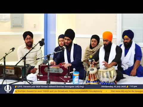 018 Toronto July 2020 Wednesday Evening  - Bhai Bhajneet Singh   Jee Delhi