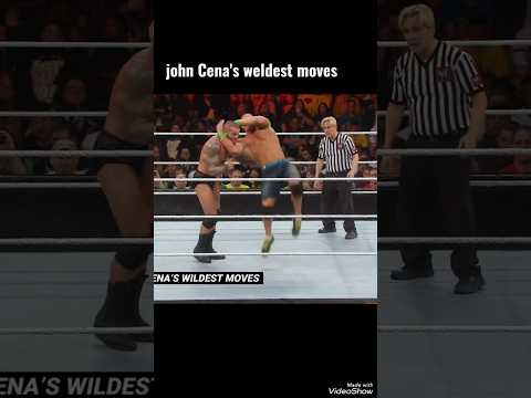 john Cena's wildest moves #wwe #wrestling #johncena